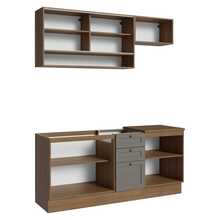 Cocina Integral Completa Modular Madesa Vik 180cm MG 05 - Marrón y Gris - Ver 10