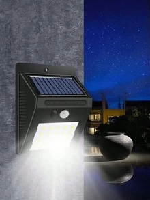 1 buah Lampu Luar Ruangan Bertenaga Surya 20/30/40 LED, Bertenaga Surya, Lampu Dinding Surya Lumens Super Tinggi, Saklar 3 Mode, Lampu Sensor Surya Halaman Luar Ruangan, Lampu Dinding Surya 4 Sisi Tahan Air dengan Sensor Gerak, Cocok untuk Taman, Rumah, Garasi - Hitam - View 11