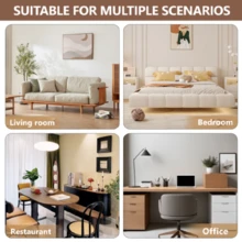 Tapiz de pared grande con estampado popular de LOGO T-Tooki, tapiz de pared bohemio barato, tapices de pared mandala para decoración del hogar - Blanco - Ver 4