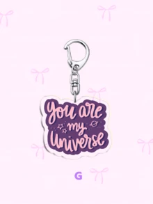 1个亚克力卡通钥匙扣，紫色友情钥匙扣：以卡通人物为主题，可用作包包挂件、趣味装饰品和粉丝礼物。适合送给男朋友、女朋友、家人、老师，也适合作为派对礼物和军主题手机装饰品。 - 彩色 - 查看 9