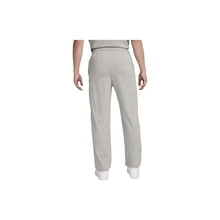 Celana Jogging Kasual Rajut Nike Sportswear Warna Polos dengan Tali Pengikat, Pria, Abu-abu - Grey - View 4