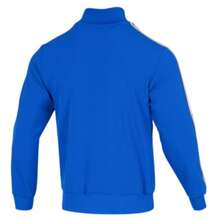 Adidas Originals Striped Stand Collar Zip-Up Slim Fit Jacket For Men - Blue - View 8