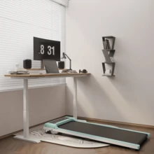 Walking Pad Under Desk Treadmill,Portable Small Treadmills For Home And Office,Super Quiet Motorized Walking Jogging Running Machine With Remote Control - 美規A型插(110-127V) - 查看 4