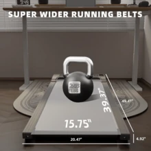 Under Desk Treadmill With Incline,Walking Pad For Home/Office,Portable Walking Treadmill 1.0HP,Walking Jogging Machine With 242 Lbs Weight Capacity,LED Display,1.0-6.0km/H - Xem 2