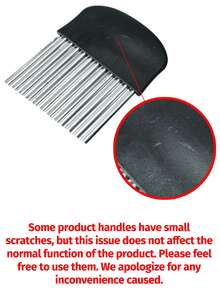 1pc Multi-Functional Kitchen Tool, Serrated Cutter For Slicing Fries, Salad, Carrots, Onions And Potatoes - Multicolor - View 7