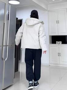 Quần thể thao Nike Sportswear Solid Color Logo Loose Fit Casual Knit Sweatpants, dành cho nữ, màu đen. - màu đen - Xem 9