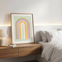 Tranh treo tường chữ hoa màu hồng kiểu Bắc Âu (1/6 tấm) – Tranh phong cách INS hiện đại cho lối vào, phòng khách và phòng ngủ, có thể mua thêm khung. - Nhiều màu - Xem 12