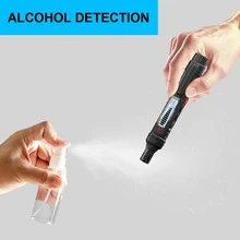 HYTAIS 1 pezzo Analizzatore di gas, Rilevatore di perdite di gas, Rilevatore di gas combustibili, Rilevatore di perdite di gas infiammabili ad alta sensibilità, Rilevatore portatile di gas infiammabili avanzato 0-10.000 PPM con allarme sonoro forte e luce luminosa, Design compatto di grado industriale, Finitura nera durevole, Facile da usare - nero - Visualizzare 3