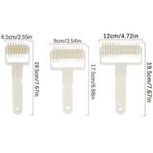 1个格子滚轮切割器，适用于馅饼、披萨、饼干面团，家用烘焙糕点工具 - 查看 6