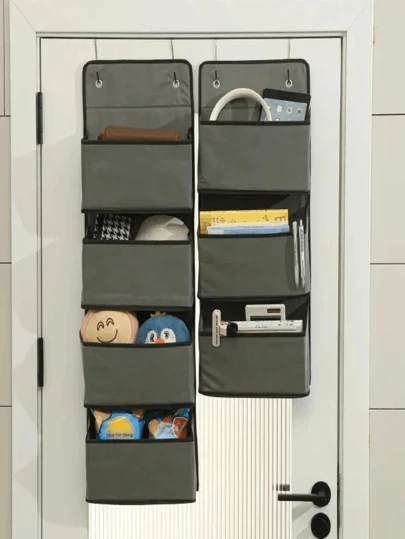 1pc - 2/3/4 Tier Household Storage Hanging Bag, Multi-Layer Foldable Door Hanging Organizer Bag, Daily Necessities & Miscellaneous Items Storage Bag, Multi-Layer Design For Easy Access To Bedroom Items, Organizing And Storage, Hanging Storage Organizer Bag, Can Store Toys, Shoes, Diapers, Etc.