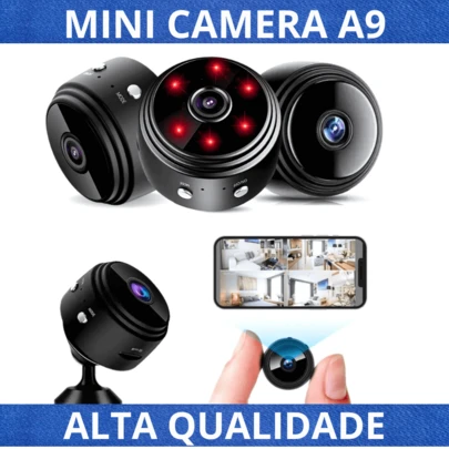 Mini Câmera Segurança A9 Veicular Escondida Noturna Rapido