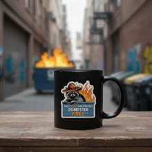 3英寸“只有你能阻止垃圾箱起火”浣熊乙烯基贴纸。鼓励文字幽默彩虹趣味励志贴纸。适用于员工、经理和同事 | 完美的隔间装饰、工作搞笑礼物或激励提醒 | 防水耐用乙烯基材质，可用于笔记本电脑、水瓶、手机、行李箱、车窗等。您也可以将其粘贴在任何您想要的地方！ - 1pc - 查看 2