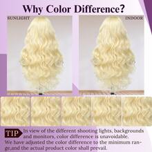 32 Inch 200% Density Body Wave Lace Front Wigs Human Blended Hair #613 Blonde Pre Plucked 13x4 HD Transparent Lace Frontal Wig With Baby Hair 200% Density Brazilian Virgin Lace Front Wigs For Women - S613 - View 9