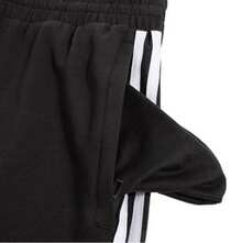 Adidas MUST HAVES Color-Blocked Side Striped Elastic Drawstring Retro Pants For Men - Black - View 5