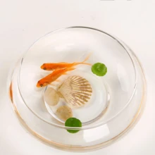 1/2 chiếc bể cá trong suốt, bình hoa, bể cá Betta tròn bằng nhựa 0,74 gallon và chậu trồng thủy canh, hộp đựng cây thủy sinh, chậu hoa thủy tiên, bình hoa miệng rộng 7,8 inch dùng cho cây không khí, cây mọng nước, trang trí bàn tiệc cưới, trang trí nhà cửa. - 1PC - Xem 4