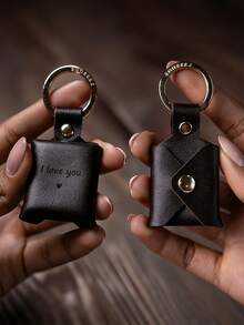 Custom Unisex Snap Button Fashionable Photo Album Keychain, 3 Photo Album Foldable Keychain, Mini Small Photo Album Valentine Photo Storage With Keychain, Mini Small Handmade Gift Personalized Romantic Photo Keychain - Multicolor - View 8