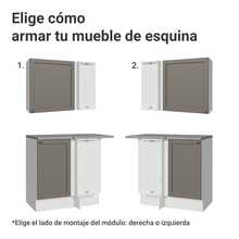 Cocina Integral Completa Modular Madesa Vik 399cm BG 01 - Blanco y Gris - Ver 9