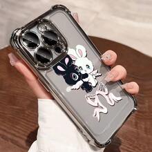 Smartphone Case / Angel Bunny And Pink Ribbon Case 12 Mini Smartphone Case Smartphone Case For 14 Plus/15 Plus/17 Pro Max/14 Pro Max/15 Pro/12 Pro/16 Pro/12 Pro Max/16 Pro Max/Pixel 8a 5G/14 Pro/17 Pro/15/ Pixel 10 Pro/Air/ Pixel 9A 5G/16e/16 Plus/13 Pro Max/16/15 Pro Max/ 13 Mini/17/ 13/12/ 13 Pro/14 - 銀色 - 查看 1
