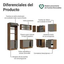 Cocina Integral Completa Modular Madesa Vik 399cm MG - Marrón y Gris - Ver 4