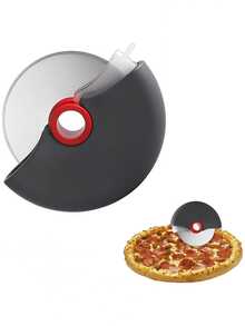 Pizza Cutting Wheel With Detachable Blades, Featuring A Safety Blade Guard, Ultra-Sharp Stainless Steel Construction, Easy Cutting, And Easy Cleaning; Dishwasher - Multicolor - View 5