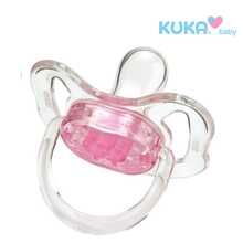 Chupeta Cristal Color Ortodôntico - Kuka Tamanho 01 e 02 Recém Nascido Bebe - Rosa Bebê - Visão 6