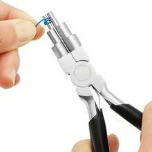 3/2/1pc Coiling Pliers + 5-Section Coil Rod, Round Ring Wire Winding Core Rod, Jewelry Making Kit, Steel Wire Loop Tool Set, For Jewelry Making, Wire Winding, Beading Crafts, Wire Coiling And Jump Ring Shaping DIY - Multicolor - View 6