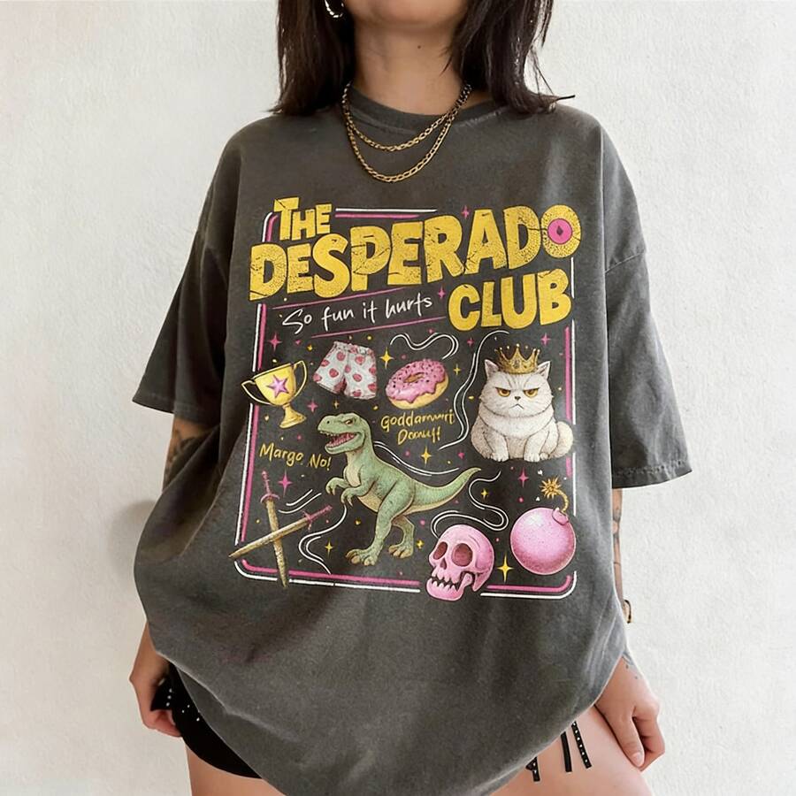 The Desperado Club Dungeon Crawler Comfort Shirt, New Achievement Carl T Shirt, Sci-Fi Book Lover Tee, Bookish Apparel - màu đen - Xem 1