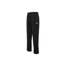 Nike Sportswear Solid Color Lace-Up Opening Casual Knit Sweatpants Men's Black - Black - View 2