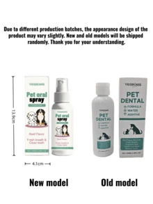YEGBONG 宠物口腔喷雾 - 清新宠物口气，去除异味和牙垢，适用于猫狗日常清洁。便捷喷雾，无需刷牙即可保持口腔卫生，温和清洁牙齿，清新口气。 - 彩色 - 查看 11