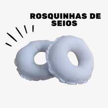 KIT ROSQUINHA PROTETORES PARA SEIOS  CUIDADOS COM A AMAMENTAÇÃO 8 ROSQUINHAS (6 PARES) - Branco - Visão 2