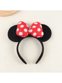 1个耳朵发箍，绿色闪光仙女耳朵发箍，仙女翅膀发饰，适合学生派对、化装舞会、角色扮演、主题公园等场合，是各种场合的完美礼物。这款米老鼠耳朵蝴蝶结发箍适合男士、女士和情侣佩戴，是公主角色扮演的完美配饰。发箍发圈 - 款式隨機 - 查看 12