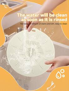 Silicone Food Storage Lid, Anti-Spill And Leakproof, Heat-Resistant And Easy-To-Clean Silicone Pot Lid, Silicone Sealing Cover - Multicolor - View 6