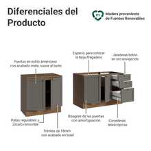 MADESA Baker's Racks - Brown and Grey - View 4