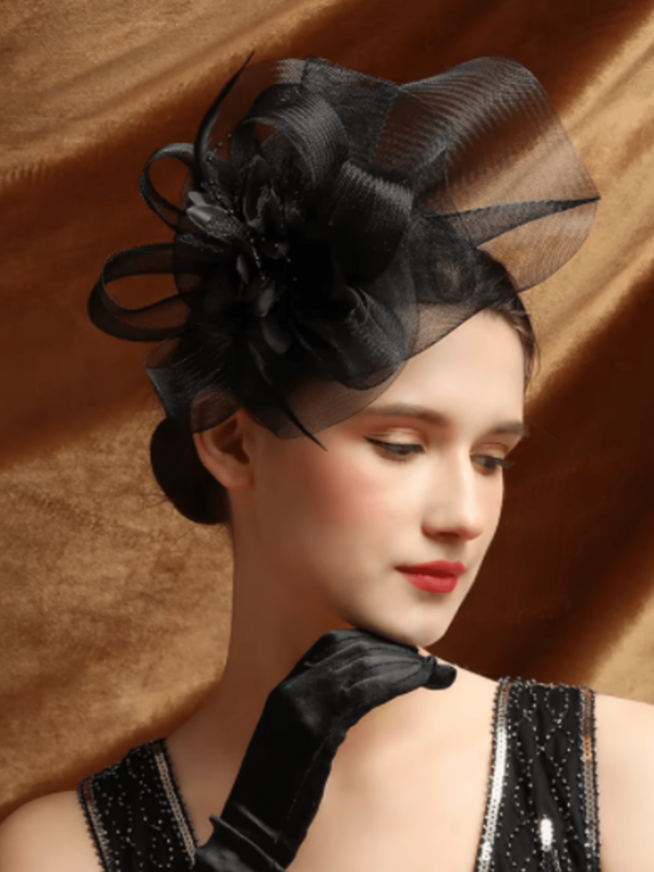 1 Piece Dusty Fascinator Hat 20s Pillbox Hat Tea Party Hat Kentucky Derby Wedding Headwear For Women