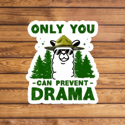 3Inch "Only You Can Prevent Drama" Vinyl Sticker. Encouragement Text Humor Rainbow Fun And Inspirational Sticker. For Employees, Managers, And Colleagues | Perfect Cubicle Decor, Gag Gift For Work, Or Motivational Reminder | Waterproof And Durable Vinyl ,It Can Be Used On Laptops, Water Bottles, Mobile Phones, Suitcases, Car Windows, Etc.You Can Also Stick Them Where You Want!