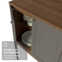MADESA Baker's Racks - Brown and Grey - View 7