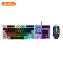 UltraMax ULT-026T RGB Semi-Mechanical Gaming Keyboard, Full Size (100%), ABNT2 Format - trắng - Xem 11