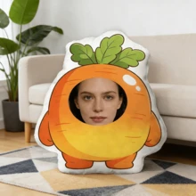 Customizable Cat Photo Pillow DIY Pet Memorial Gift 3D Animal Image Pillow Personalized Lost Dog Gift Dog Photo Cushion Christmas Gift - Radish - View 7