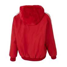 adidas CW REV JK 運動生活系列 雙面穿著保暖連帽防風透氣外套女款紅色 - 紅色 - 查看 6