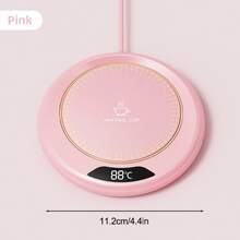 SOKANY 1个智能恒温加热杯垫，咖啡杯保温器。USB供电，3档温度设置（55-75°C），一键启动，8小时自动关机。适用于加热咖啡/牛奶/鸡蛋/三明治/茶，非常适合家庭、办公室和旅行使用。 - 多色 - 查看 12