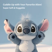 Disney Stitch Basic Sitting And Standing Plush Toy, 19cm/25cm High-Quality Plush Pillow, Soft And Comfortable Plush Toy, Cute Sofa Bed Decoration, Official Stitch Plush Toy - Cute Plush Toy, Bag Charm | Authentic Plush Toy, Playful Stitch Plush Toy - Perfect For Lilo & Stitch Themed Rooms Or Parties, Valentine'S Day Gift, Soft Plush Toy, Huggable Plush Toy, Cartoon Plush Toy Pillow, Photo Prop For Girls, Birthday And Valentine'S Day Gift For Children And Girlfriends, Suitable For Various Events - Multicolor - View 8