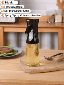 1pc Olive Oil Spray Bottle, Plastic Material, Suitable For Storing Various Liquids, Applicable For Outdoor Grilling, Grill, Low-Fat Foods, Salads, Kitchen, Grilling, Air Fryer And Camping, Suitable For Girls, Lightweight Home Grilling, Sprayer, Dispenser, Refillable Spray Bottle. Kitchen Gadget, Kitchen Accessory, Kitchen, Home Decor, Suitable For Father's Day Gift - Do Not Put The Spray Oil Bottle In The Dishwasher For Cleaning, Otherwise It May Cause The Bottle Body To Deform Due To High Temperature - Multicolor - View 17