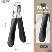 New Thickened Protective Anti-Splash Steel Large Nail Clipper, Household Nail Cutter - Multicolor - View 6