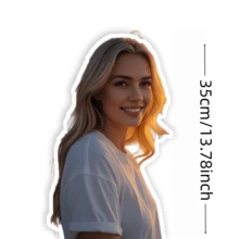 1pc Customized Photo Throw Pillow, Personalized Cushion, Can Customize Interesting Patterns, Double-Sided 3D Pillow, Suitable As Gift For Parents/Family/Her/Him/Girlfriend/Boyfriend, Couples Birthday Gift - Photo - View 13