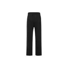 Nike Sportswear Solid Color Lace-Up Opening Casual Knit Sweatpants Men's Black - Black - View 3