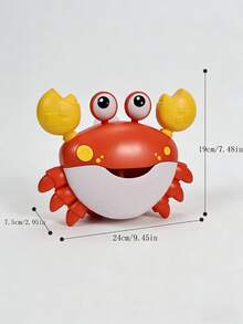 Bubble Blowing Crab, Suction Cup Children's Bathtub Toy, Summer Pool Party Toy, Gift For Boys And Girls - Multicolor - View 12