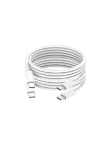 20W PD 快充 Lightning 傳輸線，相容 Apple 14 13 12 11 Pro Max Mini 14 8 Plus X XR XS，USB-C 傳輸線，適用遊戲與耳機配件，支援快充與同步 - 白色 C-C - 查看 11