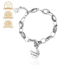 1pc Fashion 925 Sterling Silver Cubic Zirconia Crown & Heart Bracelet, Elegant & Artistic, Suitable For Daily Wear And Gift - Antique Silver - View 7