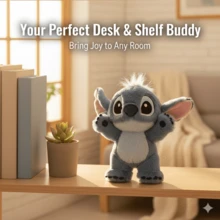 Disney Stitch Basic Sitting And Standing Plush Toy, 19cm/25cm High-Quality Plush Pillow, Soft And Comfortable Plush Toy, Cute Sofa Bed Decoration, Official Stitch Plush Toy - Cute Plush Toy, Bag Charm | Authentic Plush Toy, Playful Stitch Plush Toy - Perfect For Lilo & Stitch Themed Rooms Or Parties, Valentine'S Day Gift, Soft Plush Toy, Huggable Plush Toy, Cartoon Plush Toy Pillow, Photo Prop For Girls, Birthday And Valentine'S Day Gift For Children And Girlfriends, Suitable For Various Events - Multicolor - View 4