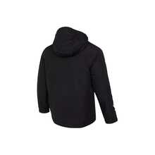 adidas 三條紋字母Logo印花復古夾克棉服 男款 黑色 - 黑色 - 查看 2